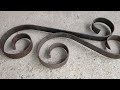 Simple iron Ornaments Molding / Make A Metal Scroll Bender / Diy Metal Scroll Bender