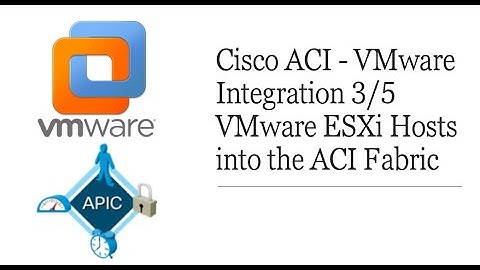 Cisco ACI - VMware Integration 3/5 | Integrate VMware ESXi Hosts into the ACI Fabric