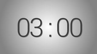 3 Minutes countdown Timer - Beep at the end | Simple Timer (three min)