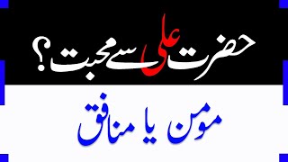 Hazrat Ali ka waqia | Moula Ali se Muhabbat | Hazrat Ali ke Mane wale log kon | Hadees pak |Muhadith