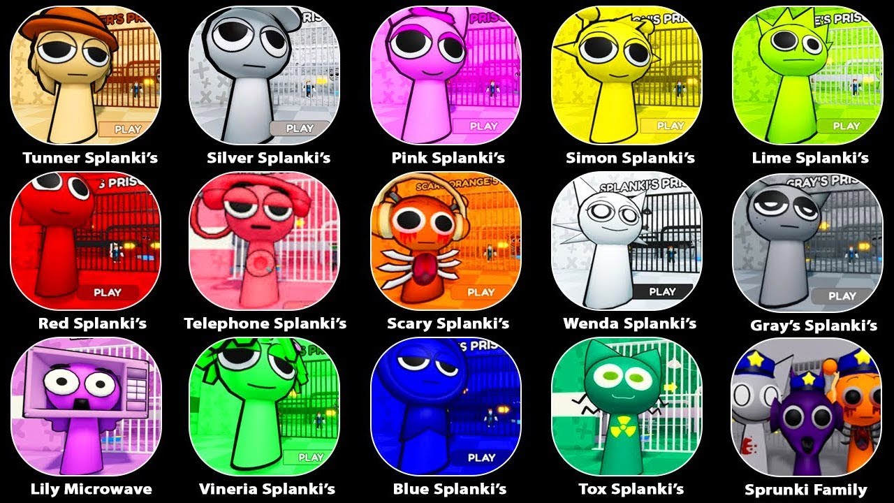 ROBLOX:TUNNER SPLANKI'S,SLVER SPLANKI'S,PINK SPLANKI'S,RED SPLANKI'S,ORANGE SPLANKI'S,GRAY SPLANKI'S