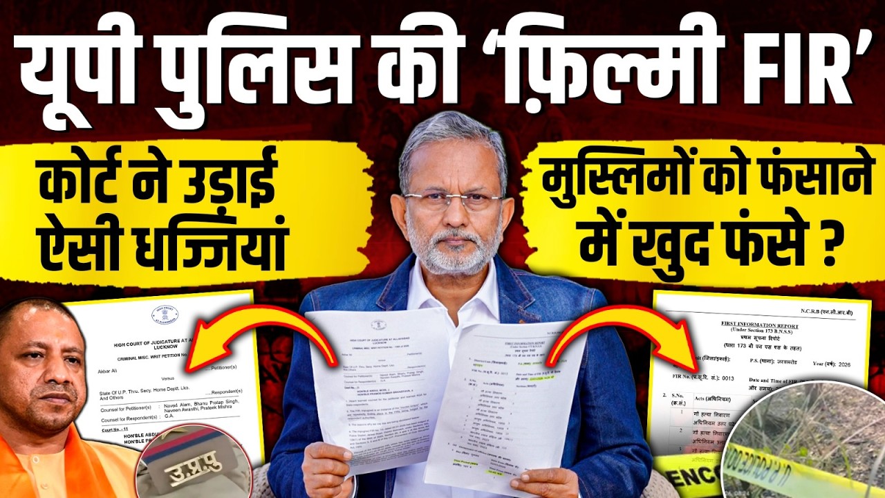Yogi Adityanath की पुलिस की FIR पर हाईकोर्ट की लताड़ ,एक मुस्लिम आरोपी की याचिका पर ऐसा ऑर्डर