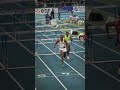 Grant Holloway makes it look so easy 😮‍💨 #athletics #worldindoortour #usa #france #hurdles