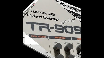 TR909 drum sounds live-jammed create a 90