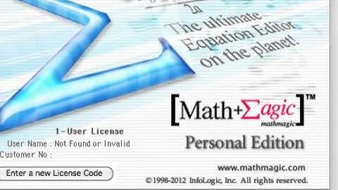 MathMagic v8.0 for Mac - Equation Editor Adds Support for iBooks Author