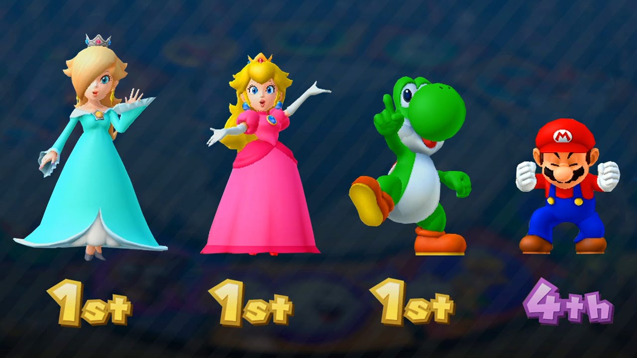 【マリオパーティ10】ミニゲームロゼッタVsピーチVsマリオVsヨッシー(COM最強 たつじん)