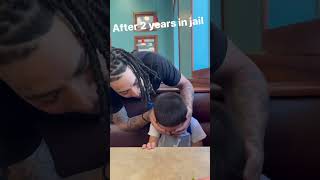 Father seeing his son after 2 years of incarceration #freedom #rap #discover #fyp #ynwmelly #hiphop