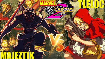 MvC2 Mvci Umvc3 MAJEZTIK vs TLELOC (Nulldc Bear) pt 2