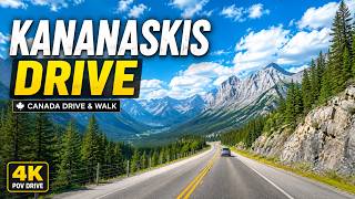 Elbow Lake to Lower Kananaskis Lake | Kananaskis 4K POV Drive