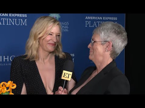 Jamie lee curtis and cate blanchett get playful at psiff (exclusive)