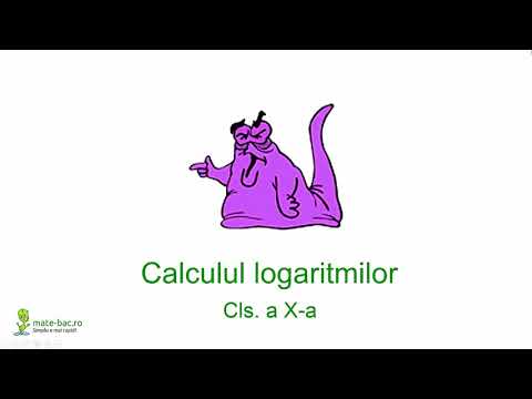 Video: Cum Se Calculează Logaritmul Cu Un Calculator