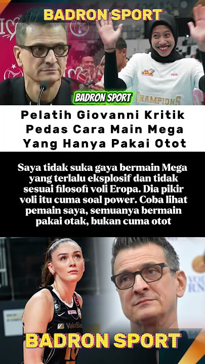 Viral Pelatih Giovanni Bandingkan Mega#proliga #vleague #shorts #trending #fyp #short #voliturki