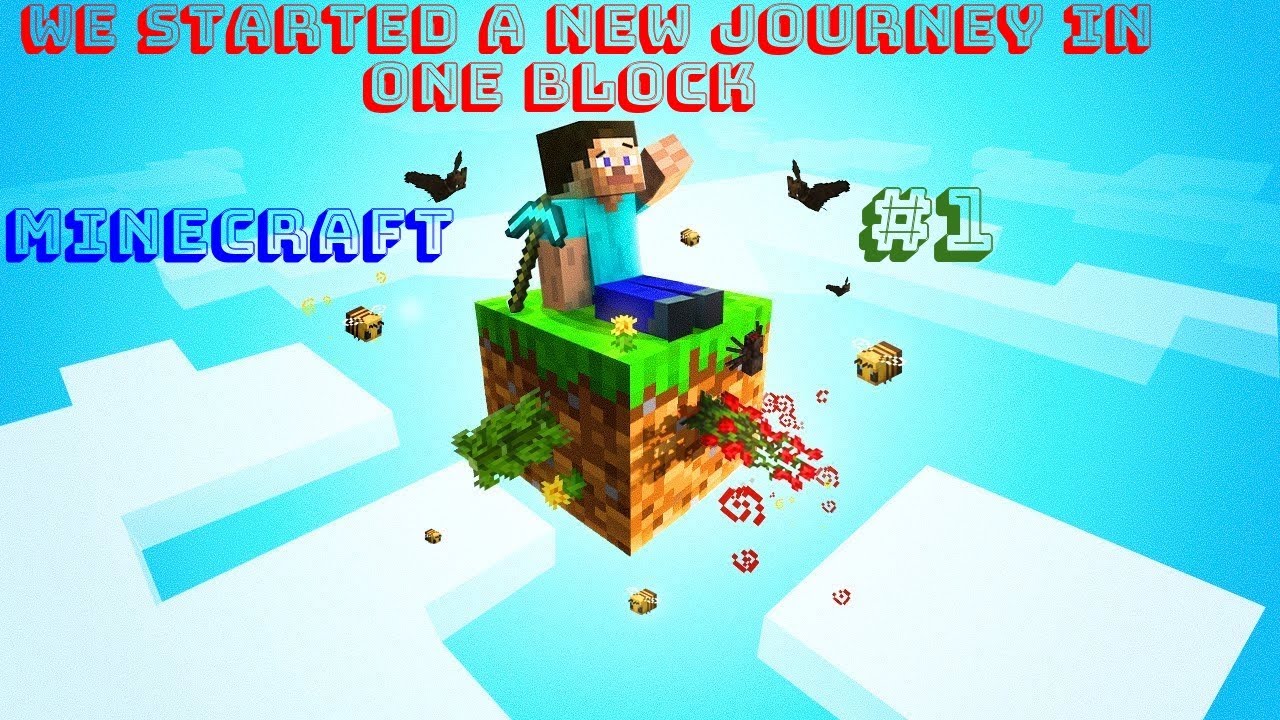 We Started A New Journey In One Block | Minecraft #1 - YouTube