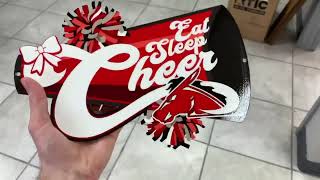 Custom Cheer leading Metal Signs Information