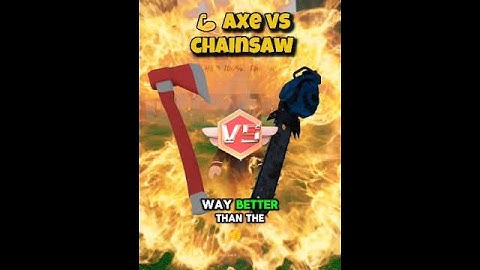 Strong Axe vs Chainsaw | 99 nights in the forest #roblox