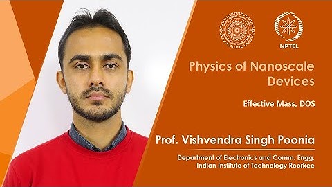 Lecture 09: Effective Mass, DOS