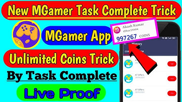Mgamer App Me Task Kaise Complete Kare| Mgamer Task Complete Trick| How To Complete Task Mgamer App
