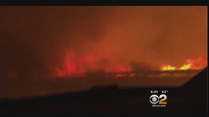 Fast Moving Brush Fire Scrambles Drivers, Homeowners In Ventura County