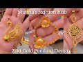 Latest 22kt Gold Pendant Design with weight and price