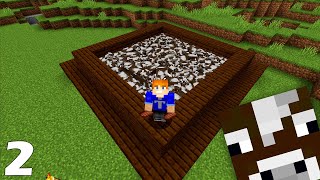 Making an EASY Cow Farm in Minecraft!