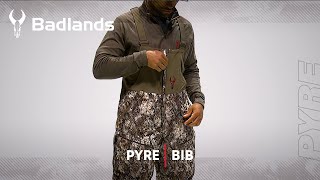 Pyre Bib From Badlands: Full Coverage and Protection on Cold-Weather Hunts