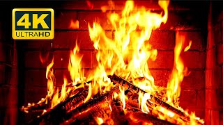 🔥 Cozy Fireplace 4K (12 HOURS). Fireplace with Crackling Fire Sounds. Fireplace Burning 4K