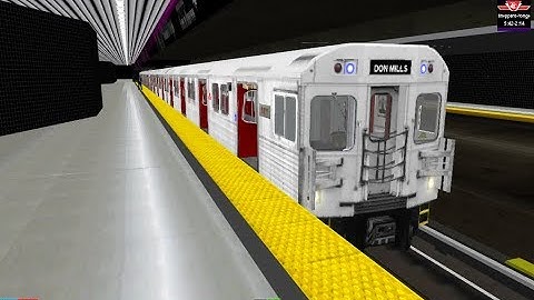 OpenBVE - TTC Line 4 V1.0 T1 Train - Sheppard-Yonge to Don Mills
