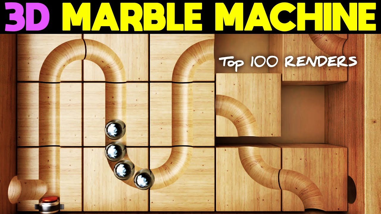 Top 100 3D Rube Goldberg Montage  Dynamic Machines