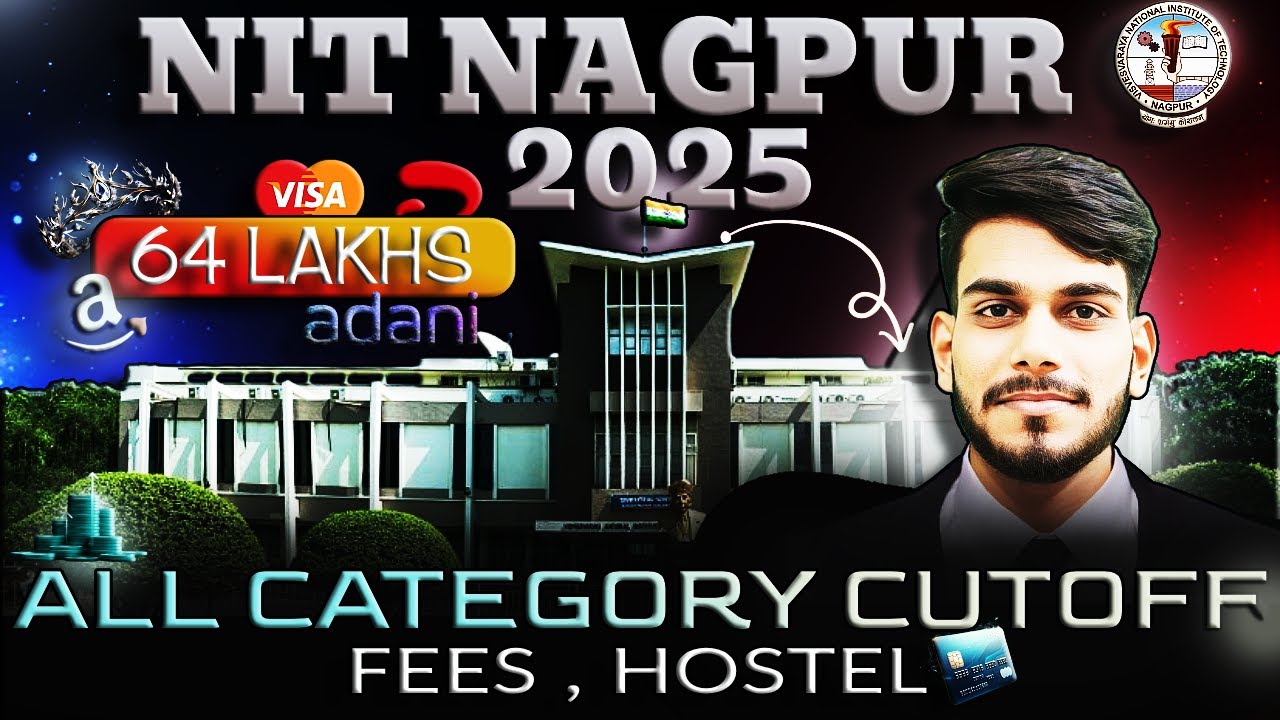 VNIT NAGPUR Cutoff 2025 JEE MAINS | Branch-wise & Category-wise | College Review | #jeemains #nits