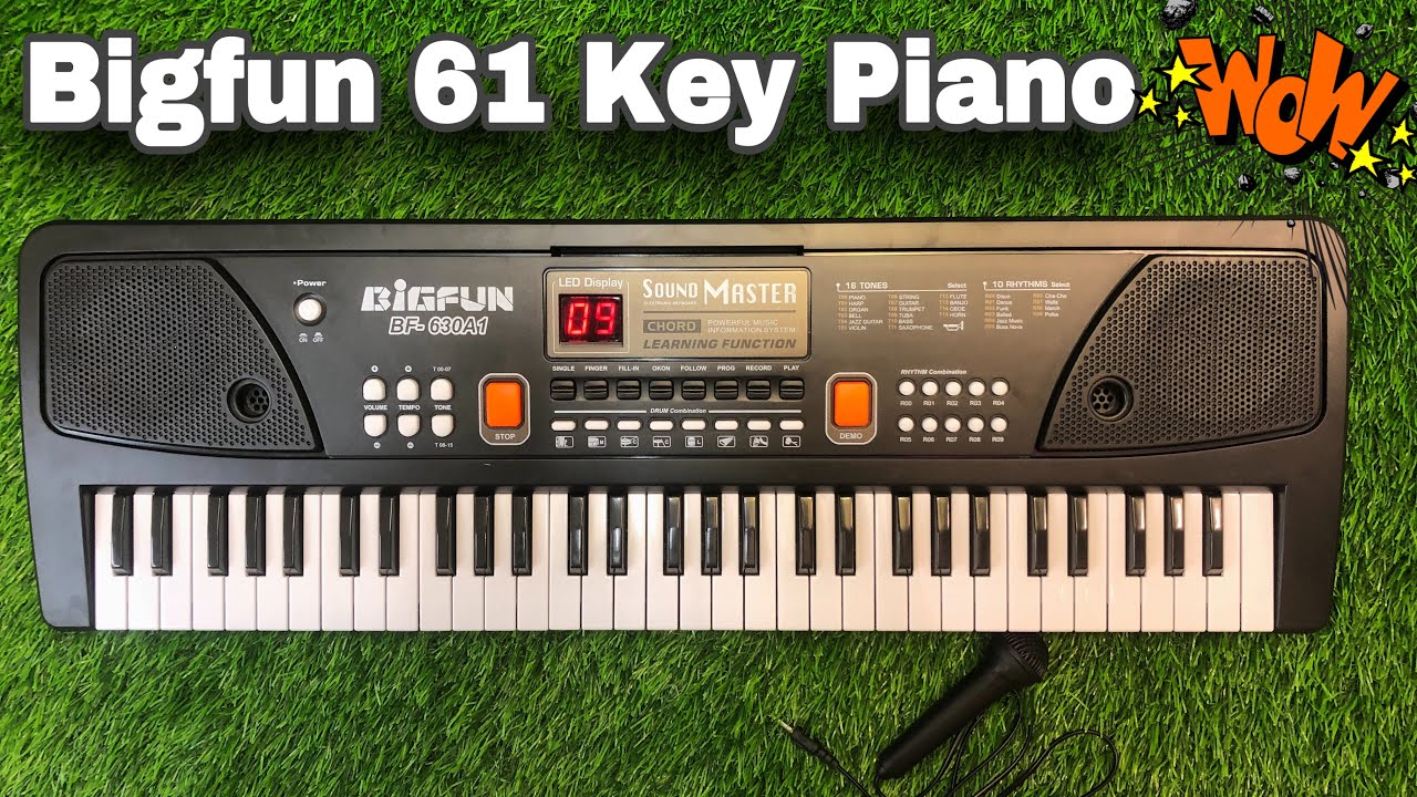 Bigfun 61 Key Piano Keyboard - Unboxing & Testing