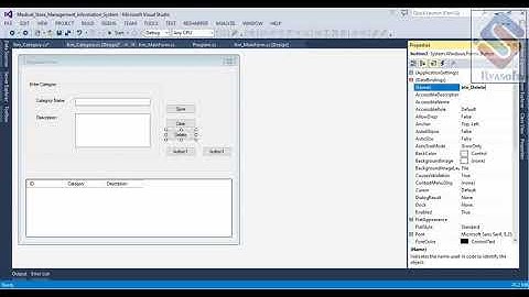 Medical Store Management System Part-14 Category Form in C# (C-Sharp)