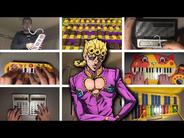 Giorno's Theme On Funny Instruments class=