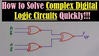 How to Solve Logic Circuits - Digital Logic Circuits- XNOR Gate & XNOR Truth Table (Solved Problems)