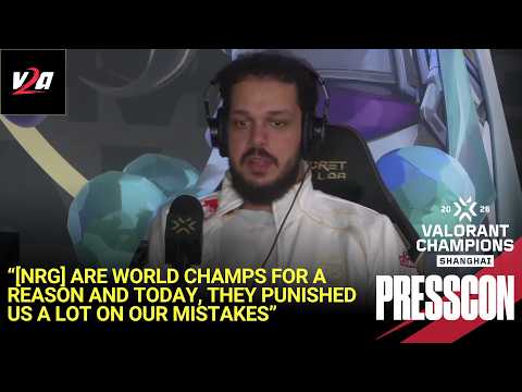 Karmine Corp (NRG vs. KC) | VALORANT Champions Shanghai | Post-match Press Conference