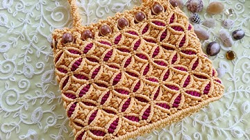 Macrame bag design | New design Macrame bag | sangitas craft