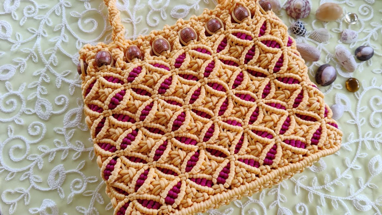 Macrame bag design | New design Macrame bag | sangitas craft