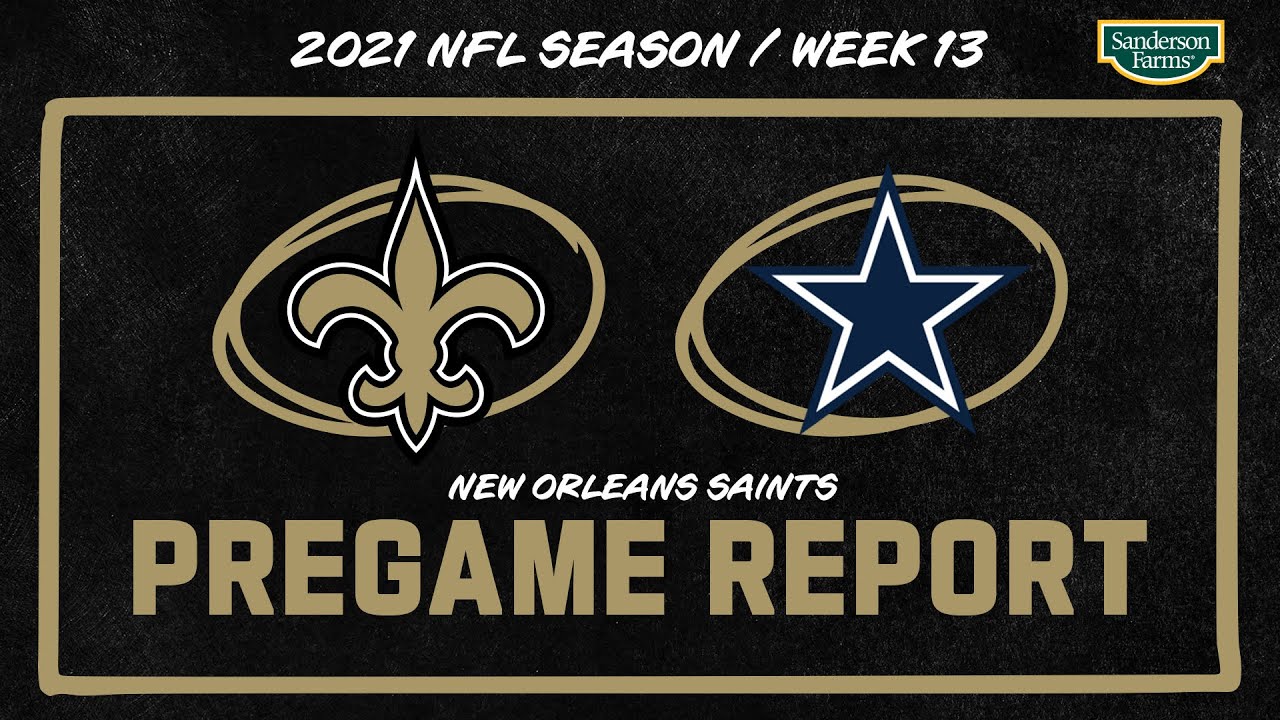 Week 13 Thursday Night Football Live: Cowboys vs. Saints