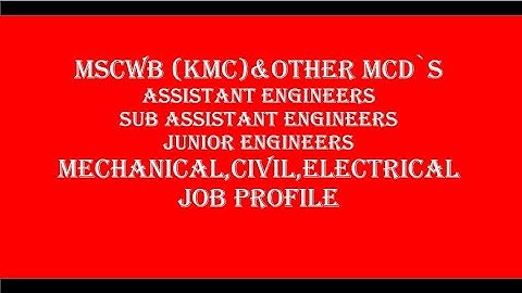 MSCWB (KMC) & OTHER MCD