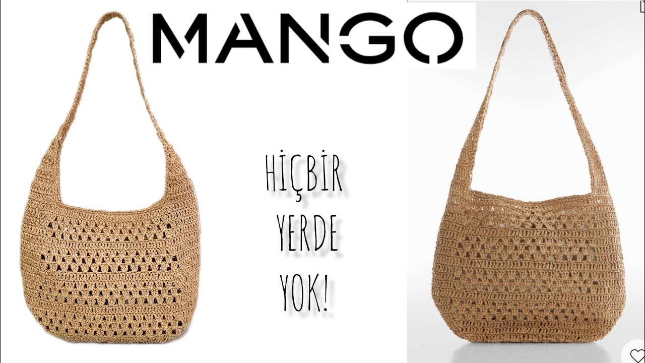 800 TL' LİK MANGO YENİ SEZON HASIR ÇANTA YAPIMI #markachallenge