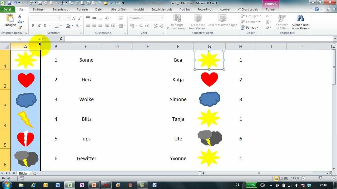 clipart in excel einfügen - photo #44