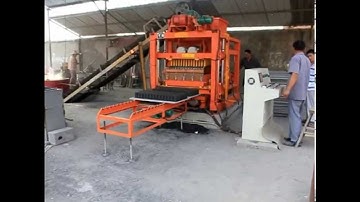 Made in China! High Quality QTJ4-26 semi-automatic sand cement block making machine