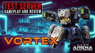 Vortex - The Support Tank we need! | Test Server Mech Review | Mech Arena