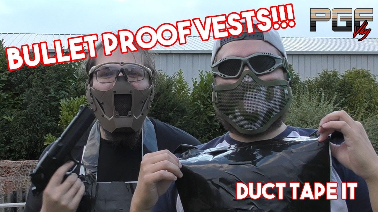 We Made Bullet Proof Vests Out Of Duct Tape