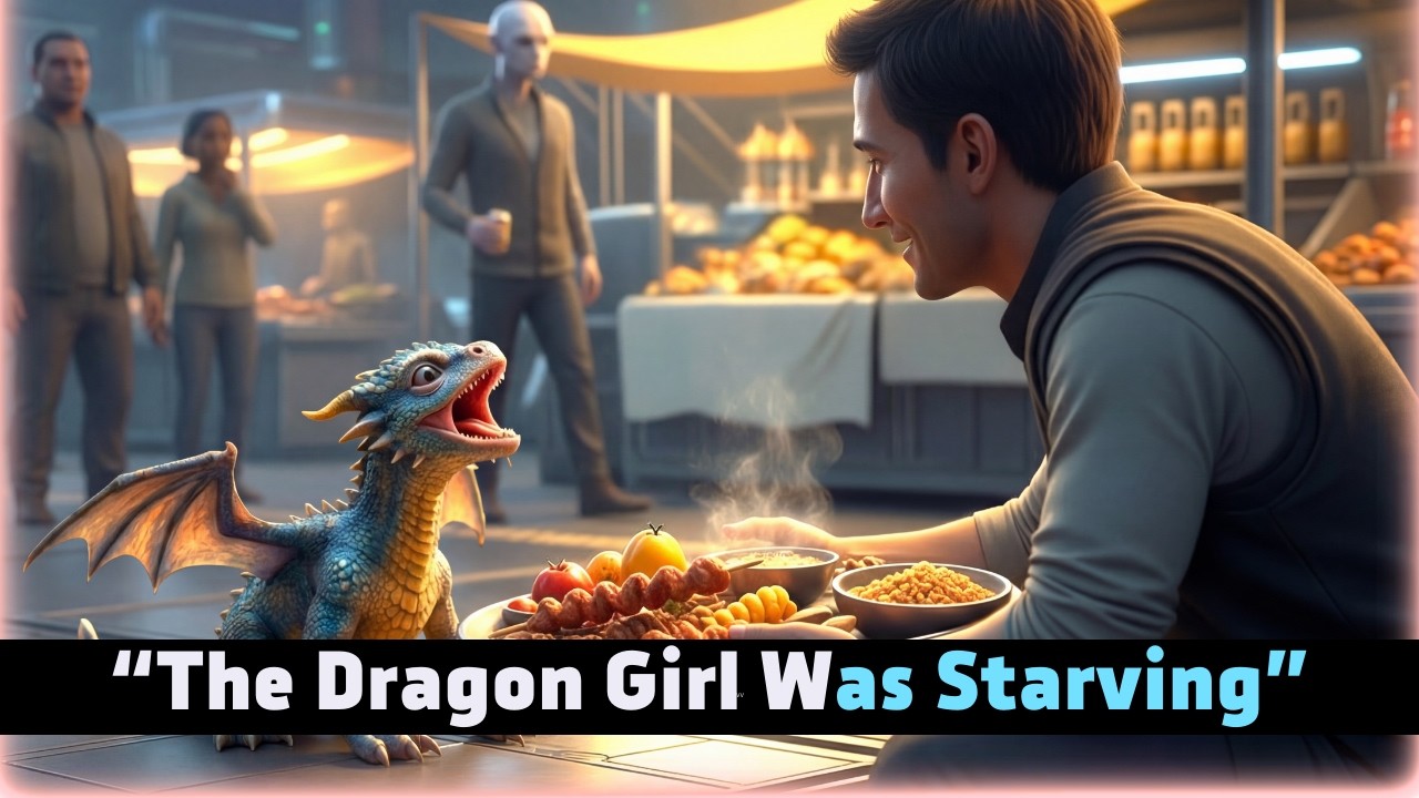 They Mocked the Hungry Dragon Girl—Until a Human Knelt Beside Her and Said, “Share a Meal With Me.”