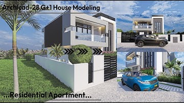 🏡 Modeling a Modern Residential Project in Archicad 28 | Step-by-Step Tutorial 🌿