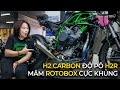 Ninja H2 Carbon lên pô H2R, mâm carbon Rotobox đắt tiền | MaxMoto | Kawasaki