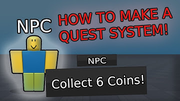 How to make a QUEST SYSTEM (Roblox)