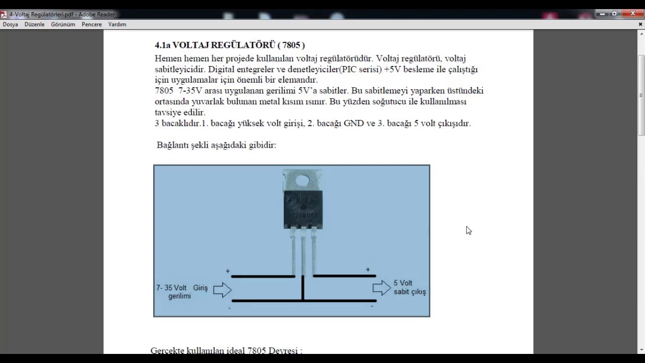 Temel Elektronik Devre Elemanları Serisi - 4.Voltaj Regülatörleri (Basit Anlatım)
