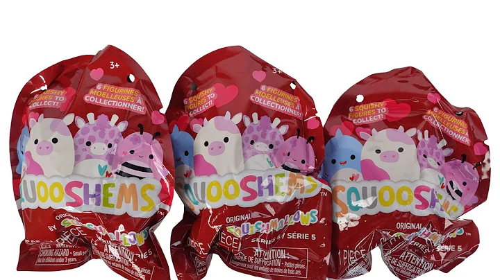 Squishmallows Squooshems Valentine's Day Series 5 Blind Bag Unboxing Review