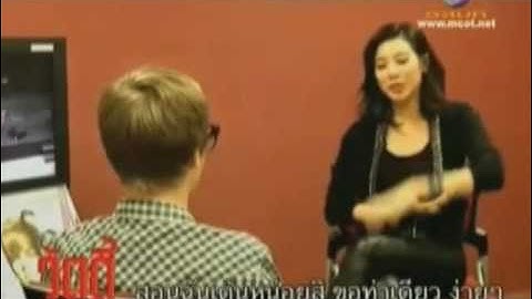 Justin Bieber Interview with Cris Horwang at Woody Talk incl. part 1!!!